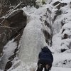 "Are we there yet?"  WI4, Indian Lake NY.  FA- 2/2012