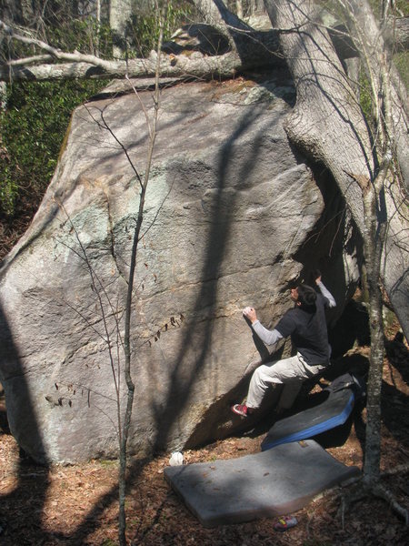 Derek K working the sit down start to Treehugger