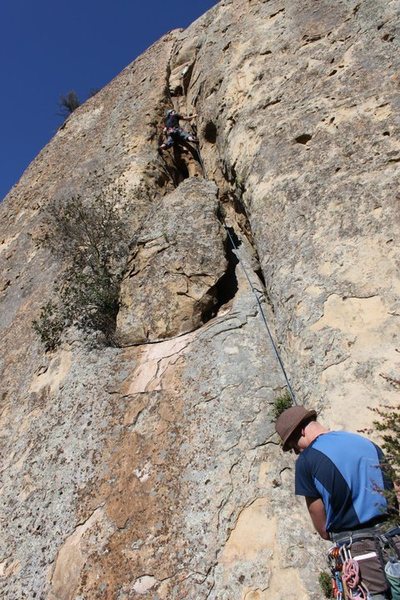 Dingleberry Crack - Cool Chimney Section - Nice sense of perspective