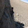 Cambria hiking the upper section of Grape Nuts