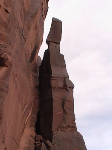 tjurunga, on wall above north big bend boulders