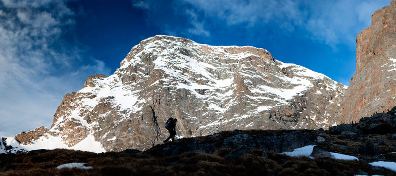 On the walk in to Taylor Peak, March 18, 2012.