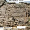 Crag of Fear right.<br>
<br>
Photo courtesy of Rich Perch.