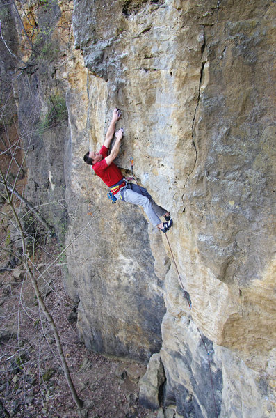 Nate Erickson at the finish of Advanced Birding. March '12.