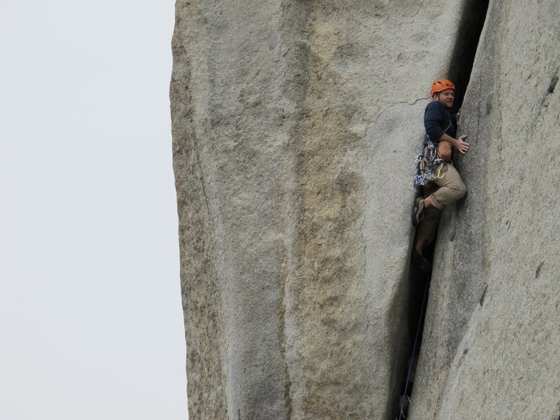 Greg G. putting the rope up for us old guys.