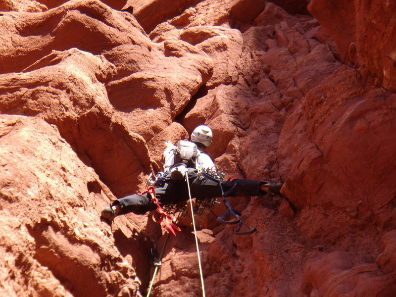 West Side Story - Cottontail Tower - Fisher Towers, UT - With Bill Duncan on pitch 3- March 26th and 27th 2012.