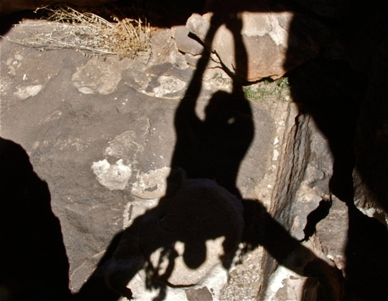 Shadows at Hueco Tanks