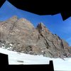 The South face of Notchtop in very distorted conditions on 3-25-12.  