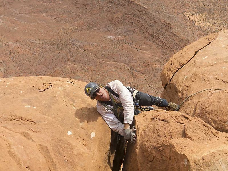 Chip puling round the final roof on pitch 3