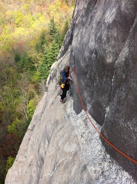 End of pitch 3 just past forbidden fruit