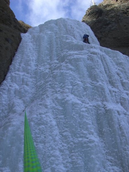 This was my brother (as well as my self) first multipitch Ice Route. It is a must do!