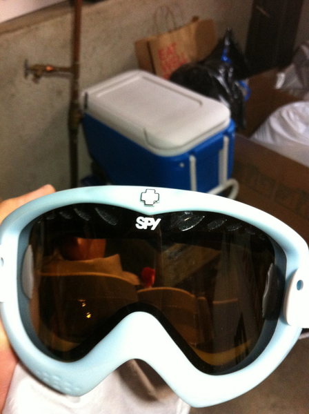 Spy snow goggles