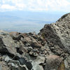 I took this photo of Little Bear's ridgeline after soloing the NW face. It was pretty loose.