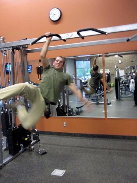 © Matt Hoffmann - Pull ups at the aquatic center