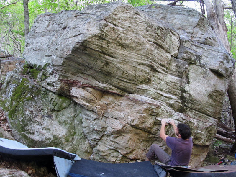 Jonathan on "Physical Therapy" on the Contrast Boulder.