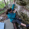 Sarene on "Lightning Mcqueen", Contrast Boulder.