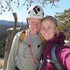 After climbing the Great Arch at Stone Mountain in North Carolina 