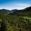 The view down-canyon from the Pup Tent. Not too shabby.