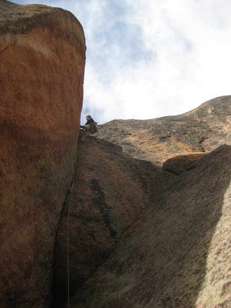 Topping out with a bit of aid.