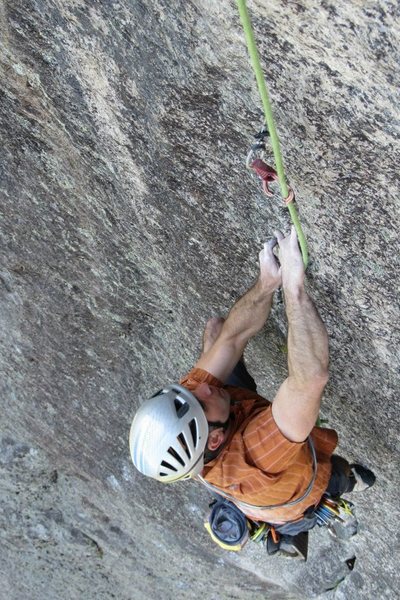 Baldy, Pitch 4, perfect finger crack