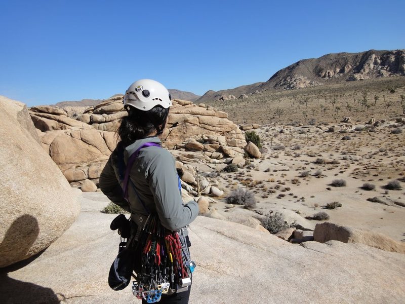 On the descent of The Eye in Joshua Tree!