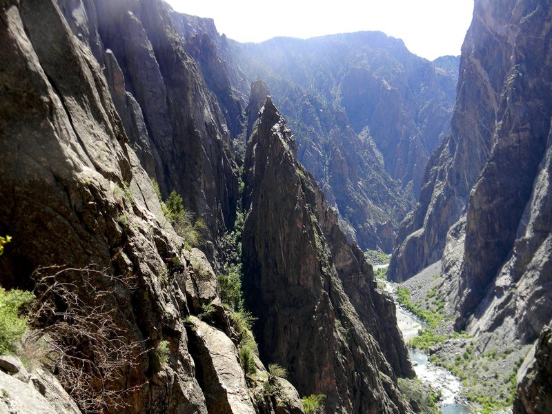 Climber on Casually Off Route, April 29, 2012.