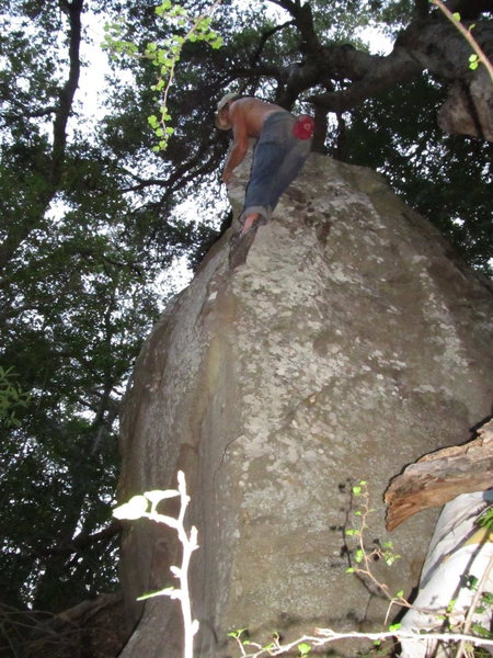 High Ball Arete, Hidden Boulder