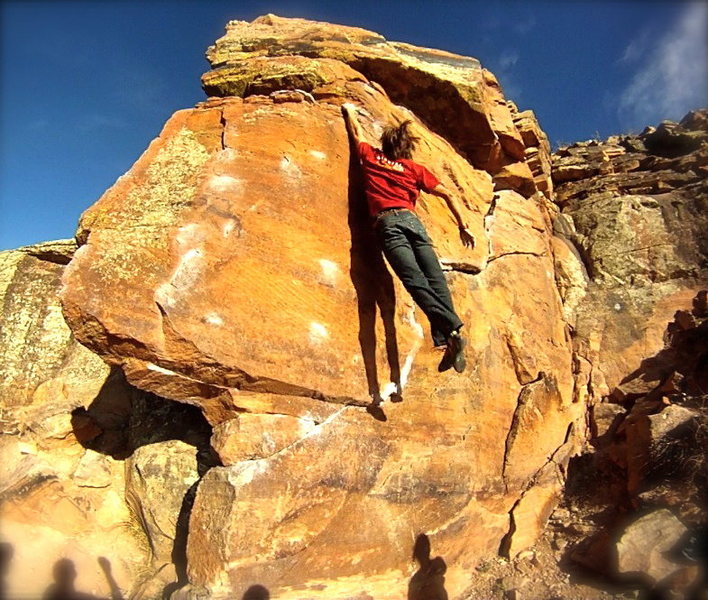 Clay James sticking the dyno.