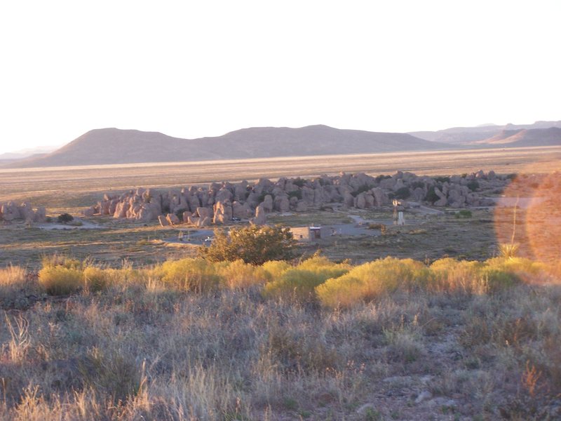 City of Rocks at Sunset.