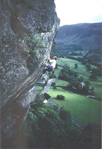 Andy Ross on the crux