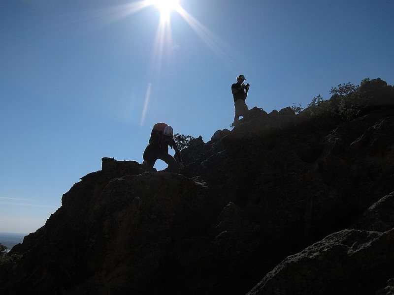 The joys of Flatiron climbing.