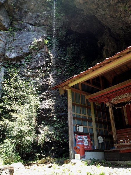 Shrine located in the open area in the middle.