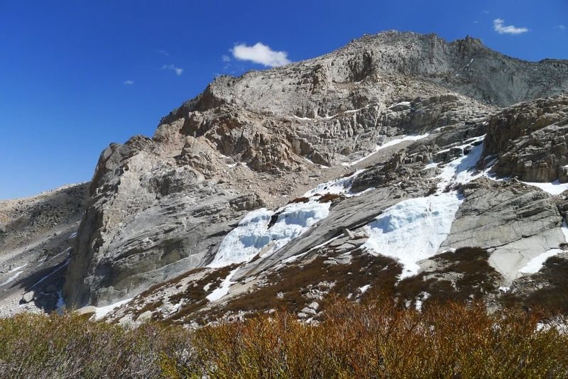 remnants of the ice falls