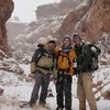 Blue John Canyon in a blizzard