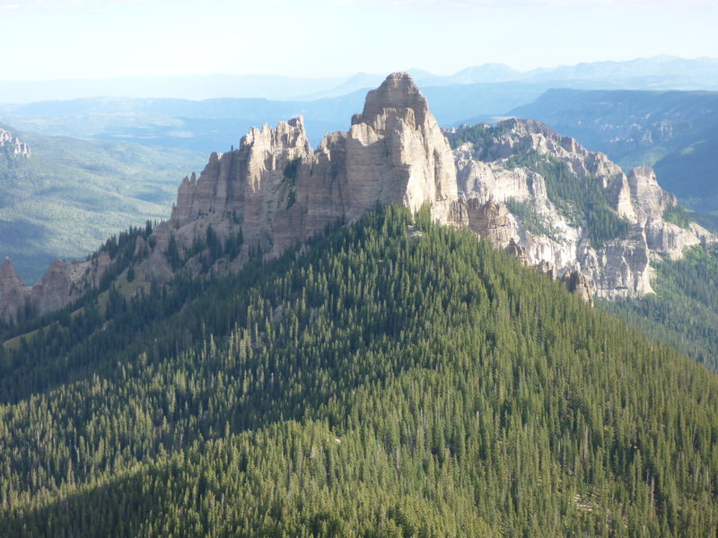 Awesome view of Turret Ridge from Dunsinane summit.