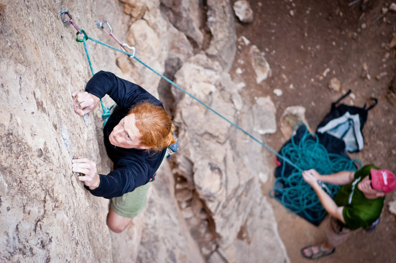 Adam bearing down on the small stuff of The Gem (Sept. 2011).