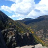 Colorado fall colors from atop The Martyr.