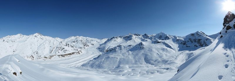 Peaks of the Castner Glacier