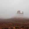 Valley OF The Gods in the winter fog Jan. 2009