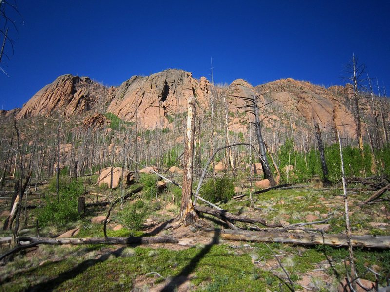 Rock Island (left) Bush League (center) and Bears Tooth (right) on 5-28-12.