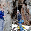 Me and Lucas Weilanmann at Chongkurchak getting ready for a cold climb.