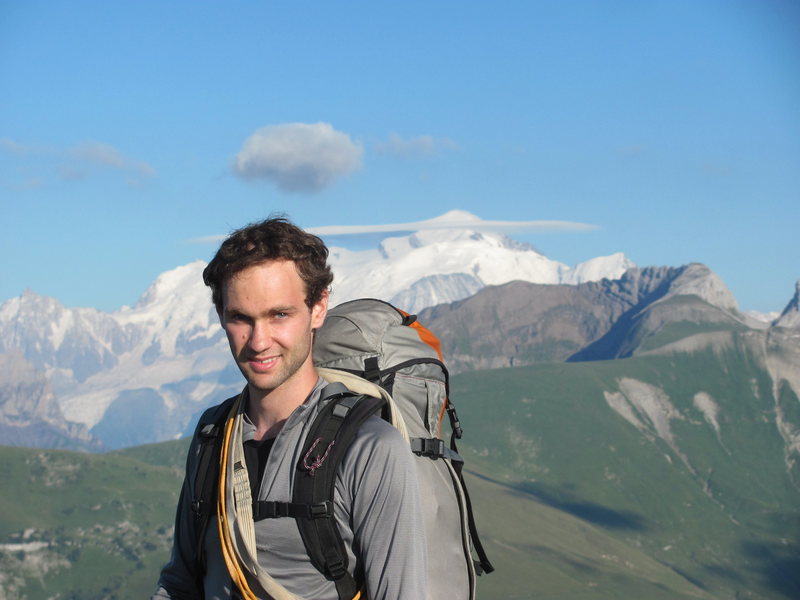 At the top of Petit Bargey in Haute Savoie, France