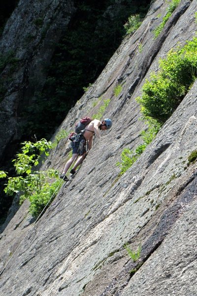 jeff climbing rocks