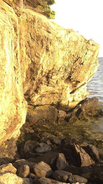 CSF boulder - Dyce Head, Castine Maine
