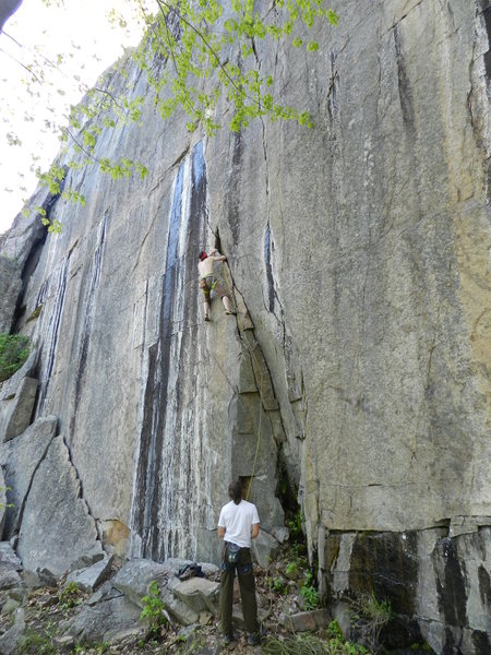 Sam working the mission - Caterpillar Wall