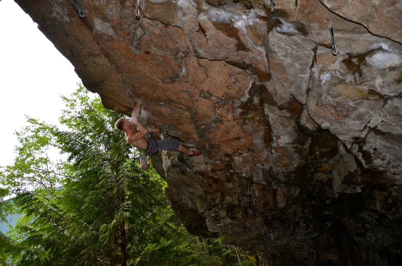 climbing Giant on a wet spring Saturday