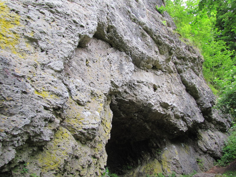THe cave at Untere Diebesloch.