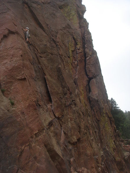 Eva cruising P1 of Bastille Crack.