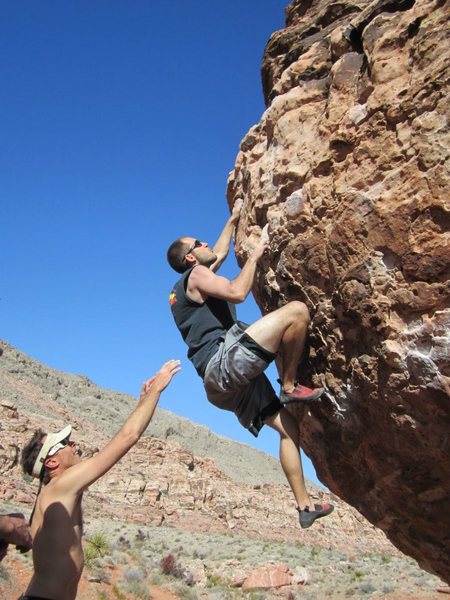 red rocks bouldering