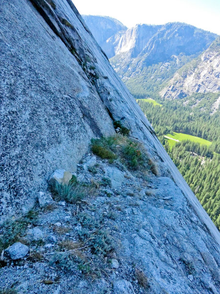 Beck's Bivy, top of Pitch 11